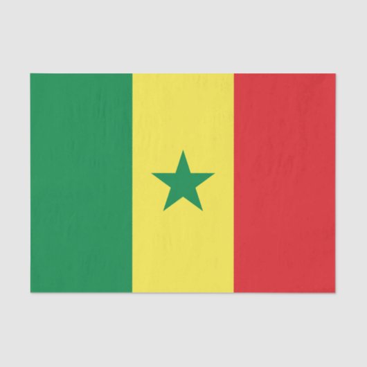Senegal Flag 薄葉紙 (正面)