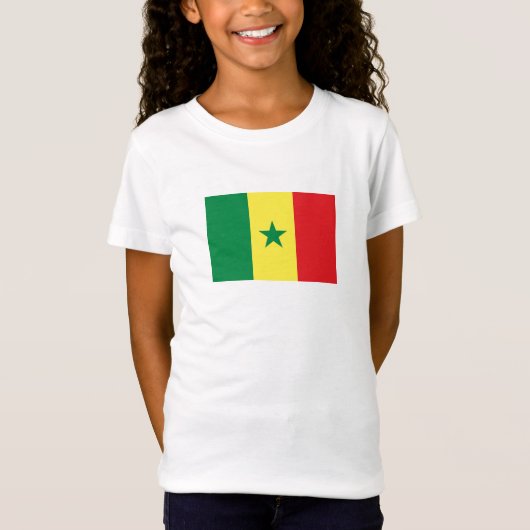 Senegal Flag Tシャツ (正面)