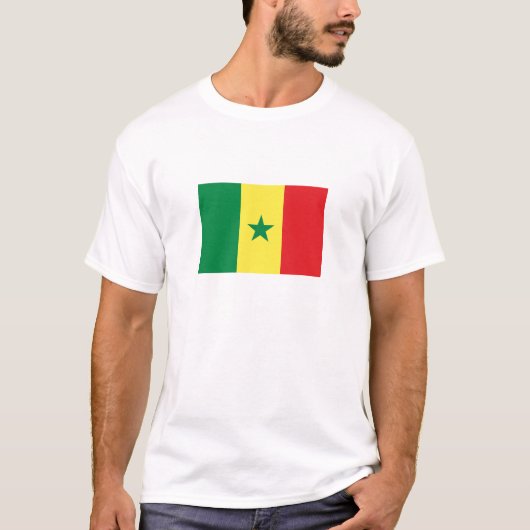 Senegal Flag Tシャツ (正面)