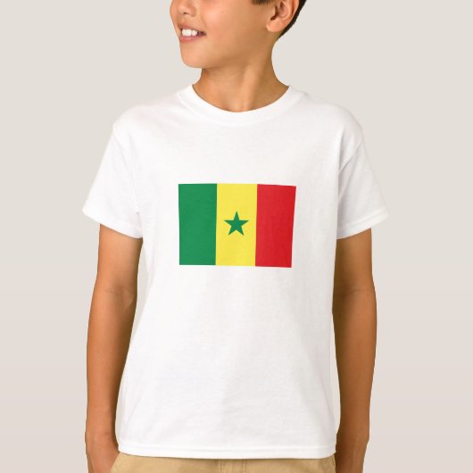 Senegal Flag Tシャツ (正面)