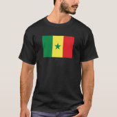 Senegal Flag T-Shirt, Patriotic T-Shirt Tシャツ (正面)