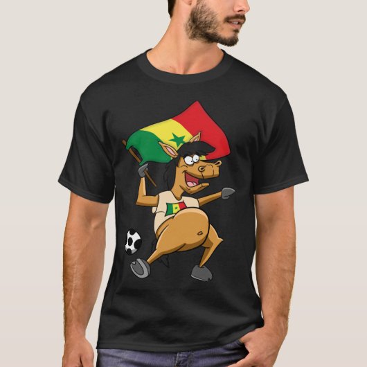 Senegal Horse Fan Tシャツ (正面)