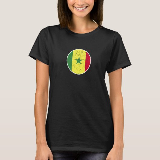 Senegal Proud Senegalese Flag   Tシャツ (正面)