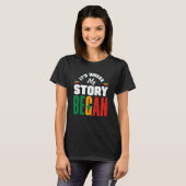 Senegal Senegalese Senegal Flag Its Where My Story Tシャツ (正面フル)