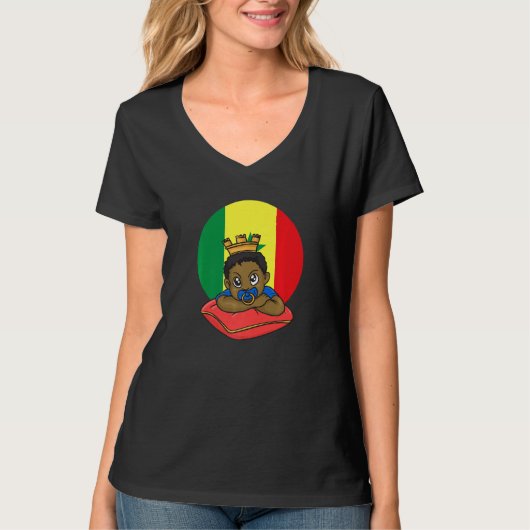 Senegal Senegalese West Africa Proud Prince Boy So Tシャツ (正面)