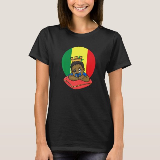 Senegal Senegalese West Africa Proud Prince Boy So Tシャツ (正面)