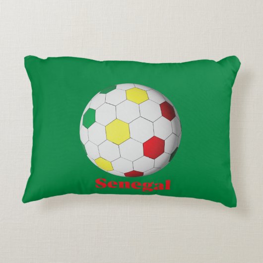 Senegal Soccer アクセントクッション (裏面)