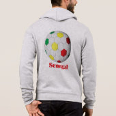 Senegal soccer パーカ (裏面)