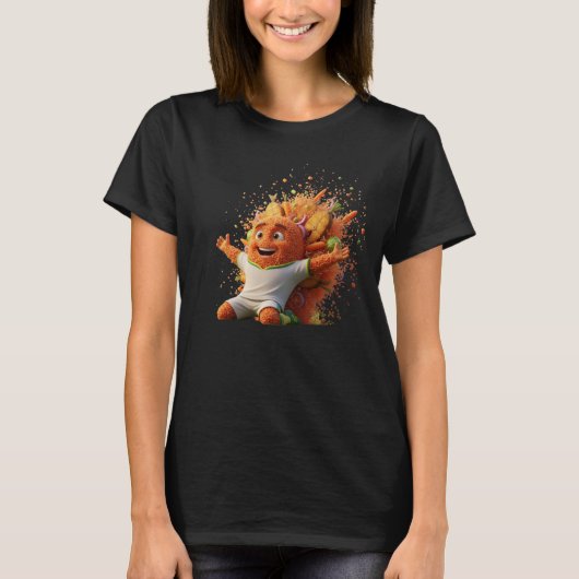 Senegal Thieboudienne Rice Soccer Mascot - Group I Tシャツ (正面)