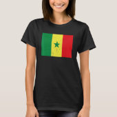 Senegalese Senegal Flag Pride Senegalese Flag Tシャツ (正面)