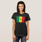 Senegalese Senegal Flag Pride Senegalese Flag Tシャツ (正面フル)