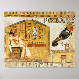 senetを遊ぶNefertari ポスター