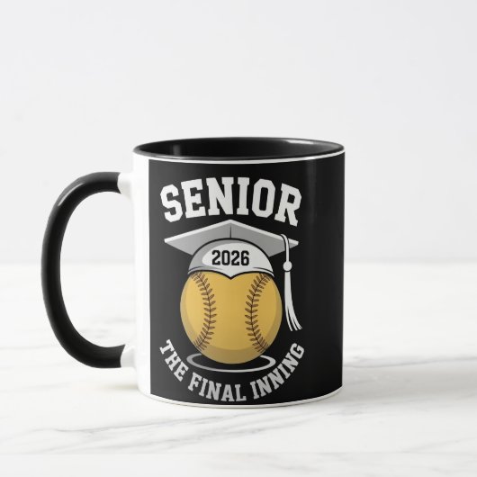 Senior 最終回 2026 ソフトボール卒業 マグカップ (左)