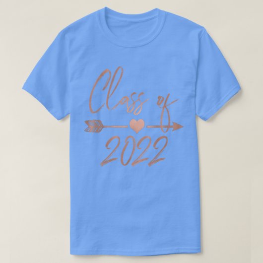Senior 2022 Class of 22 Cute Graduation For Girls  Tシャツ (デザイン正面)
