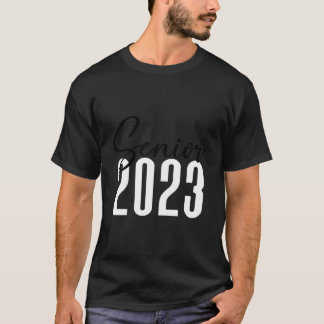 Senior 2023 K 2023年度卒業生 学校カラーデコレーション Tシャツ