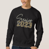 Senior 2023 Leopard Print スウェットシャツ (正面)
