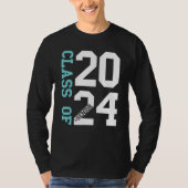 Senior 2024 Class of 2024 First Day Or Graduation  Tシャツ (正面)