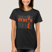 Senior 2024 Class of 2024 Graduation Basketball Pl Tシャツ (正面)