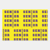 Senior 2025 ラッピングペーパーシート (正面3)