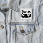 Senior 2026 卒業おめでとう フレーズ 冗談 缶バッジ (インサイチュ)