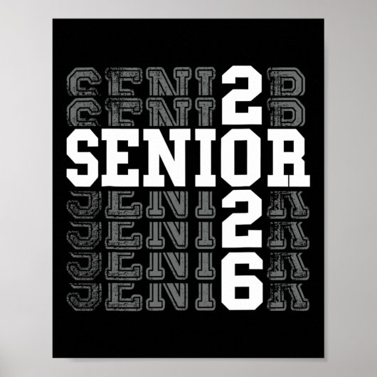 Senior 2026 Back To School Graduation Teachers Kid ポスター (正面)