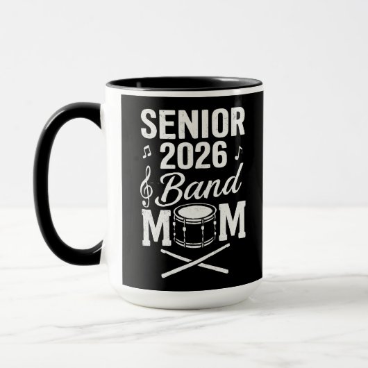 Senior 2026 Band Mom マグカップ (左)