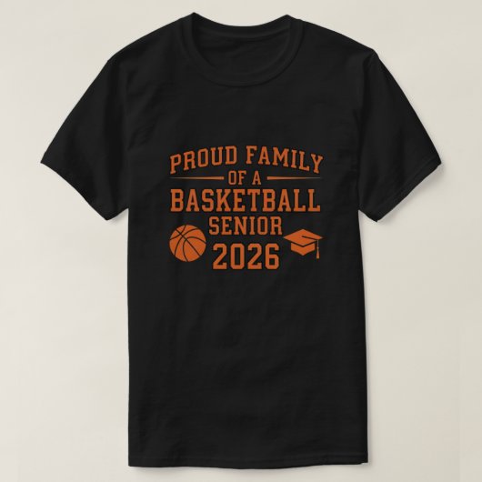 Senior 2026 Basketball Player Class of 2026 Grad  Tシャツ (デザイン正面)