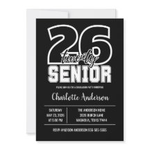 Senior 2026 Black Graduation Photo