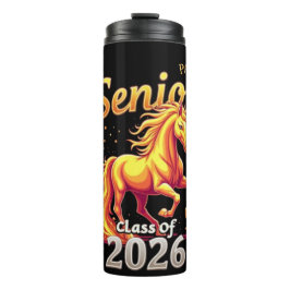 Senior 2026 Class Fire Horse Personalized タンブラー