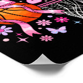 Senior 2026 class of 2026 basketball coquette bow ポスター (角)