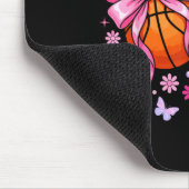 Senior 2026 class of 2026 basketball coquette bow マウスパッド (コーナー)