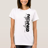 Senior 2026 Custom Name Bow Graduation Shirt Tシャツ (正面)