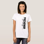 Senior 2026 Custom Name Bow Graduation Shirt Tシャツ (正面フル)