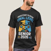 Senior 2026 Gamer Graduation Tシャツ (正面)