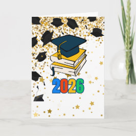 Senior 2026 Graduation Graphic - Educational  カード