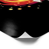 Senior 2026 Graduation Personalized Fire Horse ポスター (コーナー)