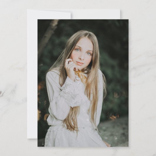 Senior 2026 Graduation Photo 招待状 (裏面)