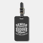 Senior 2026 Mom The Final Quarter ラゲッジタグ (正面縦)