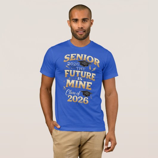 Senior 2026 – The Future is Mine Tシャツ (正面フル)