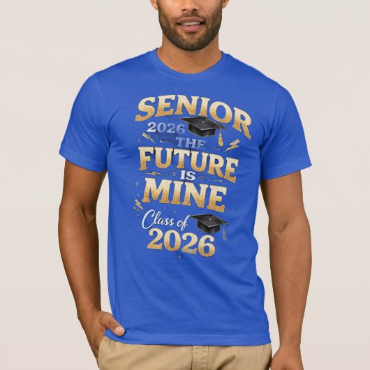 Senior 2026 – The Future is Mine Tシャツ (正面)