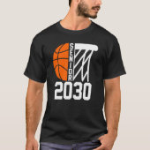 Senior 2030 Class of 2030 Graduation Basketball Pl Tシャツ (正面)