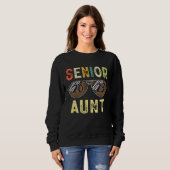 Senior Aunt 2023 Cool Proud Aunt Football Senior G スウェットシャツ (正面フル)
