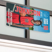 Senior Basketball Design Template Photo Sports 横断幕 (ビルの外側)