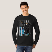 Senior Black Grads Matter Class of 2024 Dabbing Gr Tシャツ (正面フル)