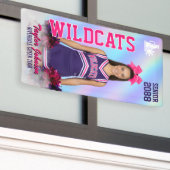 Senior Cheer Team Custom Sports Photo Cheerleading 横断幕 (ビルの外側)