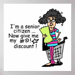 Senior Citizen Discount ポスター