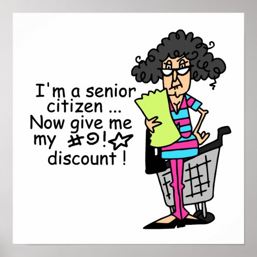 Senior Citizen Discount ポスター (正面)