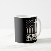 Senior Class 2026 クロスフラグ アメリカ コーヒーマグカップ (正面右)