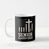 Senior Class 2026 クロスフラグ アメリカ コーヒーマグカップ (左)
