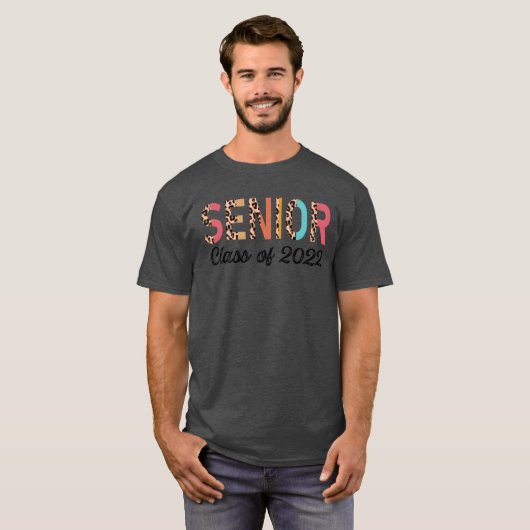 Senior Class Of 2022 Leopard Seniors Tシャツ (正面フル)